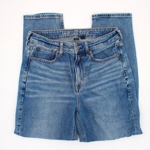 American Eagle Outfitters High Rise Blue Jeans, Short